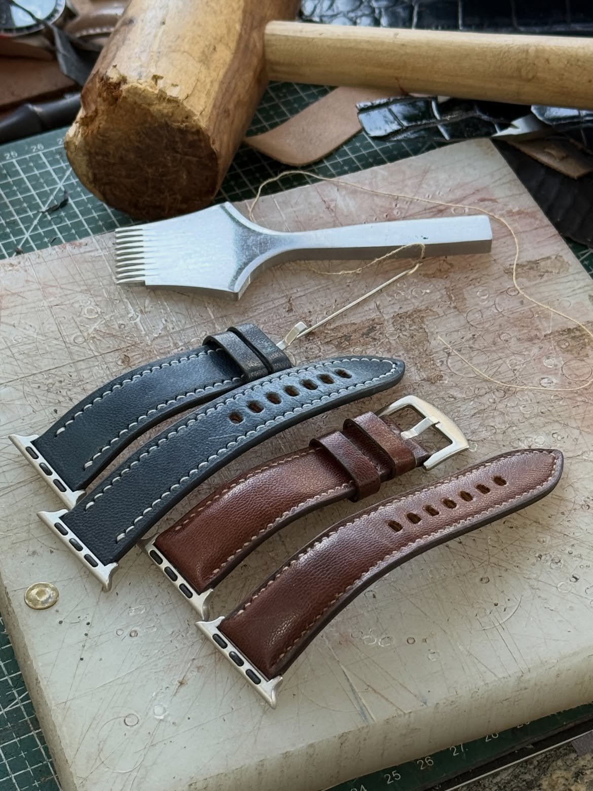 Full Grain Sheepskin Watch Strap